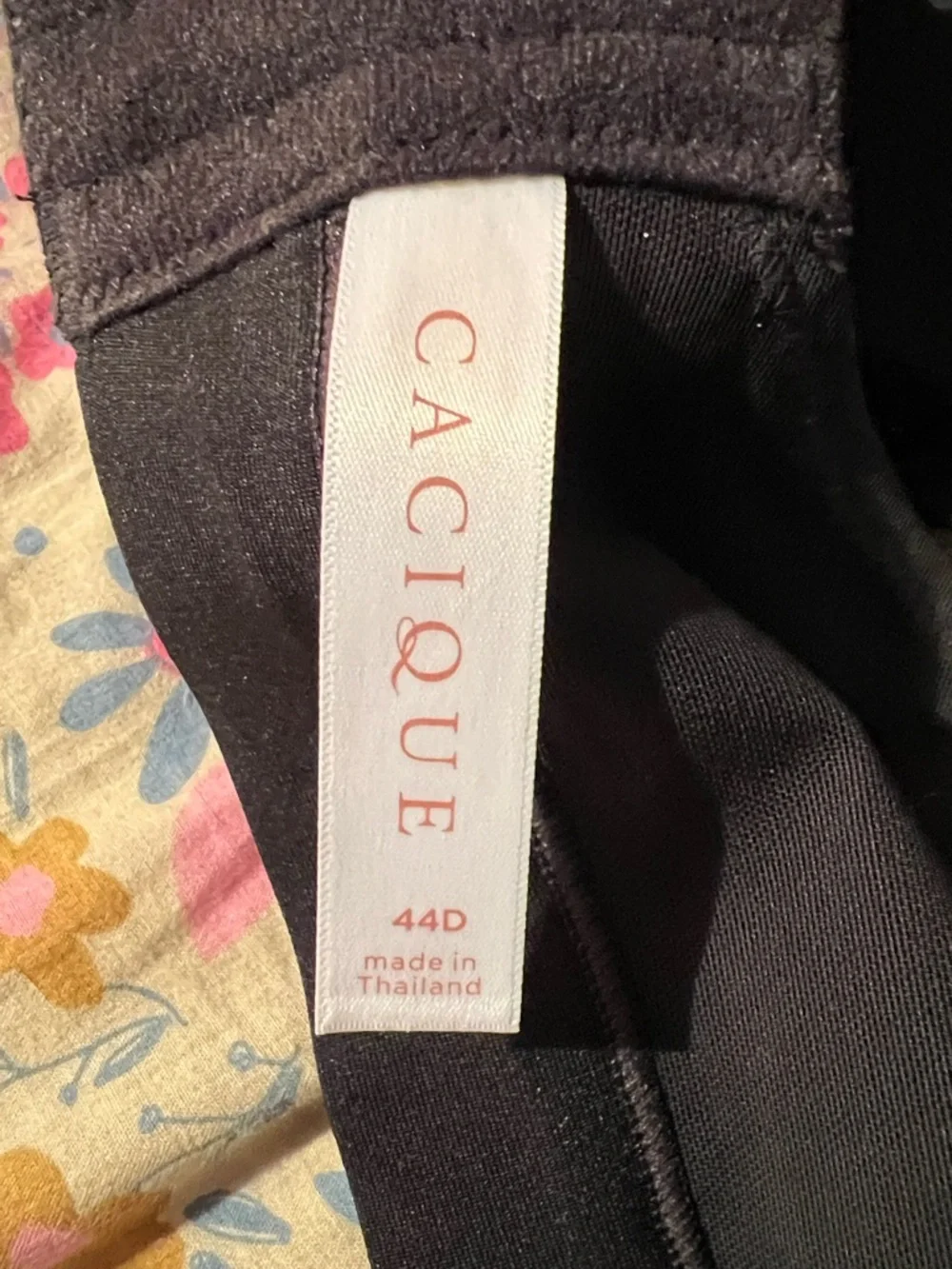 Cacique Smooth Wireless Bra - Black - Picture 4 of 6